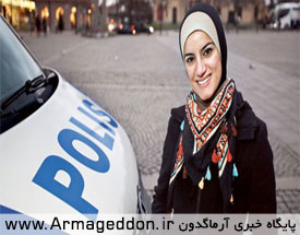 "دونا الجمّال" اولین زن مسلمان محجبه  در نیروی پلیس سوئد