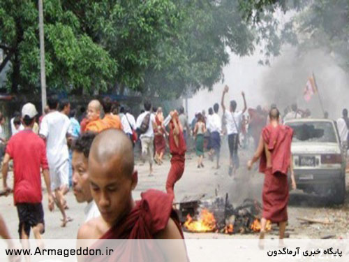کشتار مسلمانان میانمار به دست بودائیان