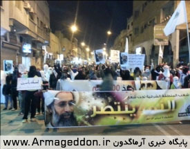 تظاهرات گسترده شیعیان عربستان برای آزادی "آیت الله شیخ نمر"