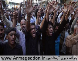 تظاهرات علیه کشتار مسلمانان در پاکستان
