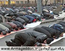 علت نماز خواندن مسلمانان در خیابان های مسکو
