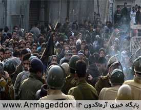حمله پلیس به عزاداران حسینی در کشمیر + عکس