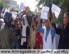 تظاهرات مردم موریتانی علیه نویسنده موهن به پیامبر(ص)
