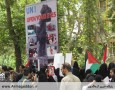 تجمع فعالان حامی آزادی قدس مقابل مقر سازمان ملل متحد در تهران