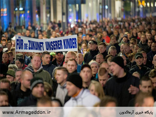 تظاهرات مخالفان و موافقان اسلامی شدن آلمان