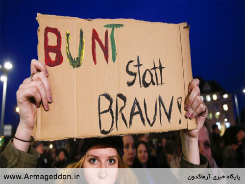 تظاهرات مخالفان و موافقان اسلامی شدن آلمان