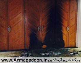 آتش زدن عمدی مسجد جامع استراسبورگ فرانسه + عکس