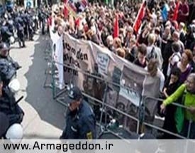 تظاهرات اسلام ستیزان "پگیدا" در درسدن آلمان