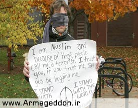 اقدام نمادین دانشجوی مسلمان برای مقابله با اسلام‌ستیزی در آمریکا