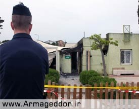 آتش زدن مسجد مسلمانان در «جزیره کورسیکا» فرانسه