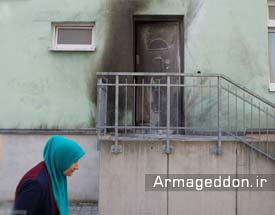 وقوع انفجار مقابل مسجدی در درسدن آلمان