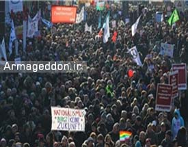 تظاهرات هزاران تن علیه افراط‌گرایی در آلمان