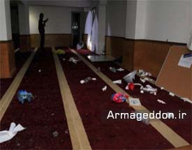 حمله به یک مسجد در آمریکا +تصویر