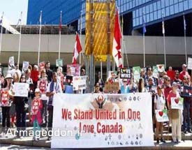 راهپیمایی علیه اسلام هراسی و نژادپرستی در کانادا