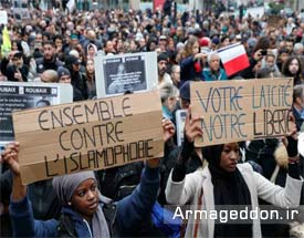 دولت فرانسه در حال تشدید اسلام هراسی است