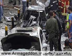 فیلم لحظه انفجار نزدیک سفارت ایران در بیروت
