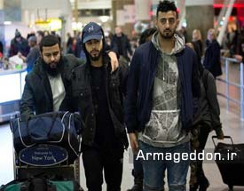 اخراج توهین آمیز دو مسافر مسلمان از هواپیمای آمریکایی + فیلم