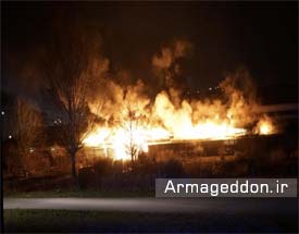 آتش سوزی در بزرگترین مسجد شیعیان سوئد