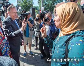 طرح ممنوعیت استفاده از حجاب در ادارات دولتی کبک کانادا