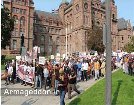 راهپیمایی کانادایی‌ها برای گرامیداشت یاد خانواده مسلمان کشته‌شده
